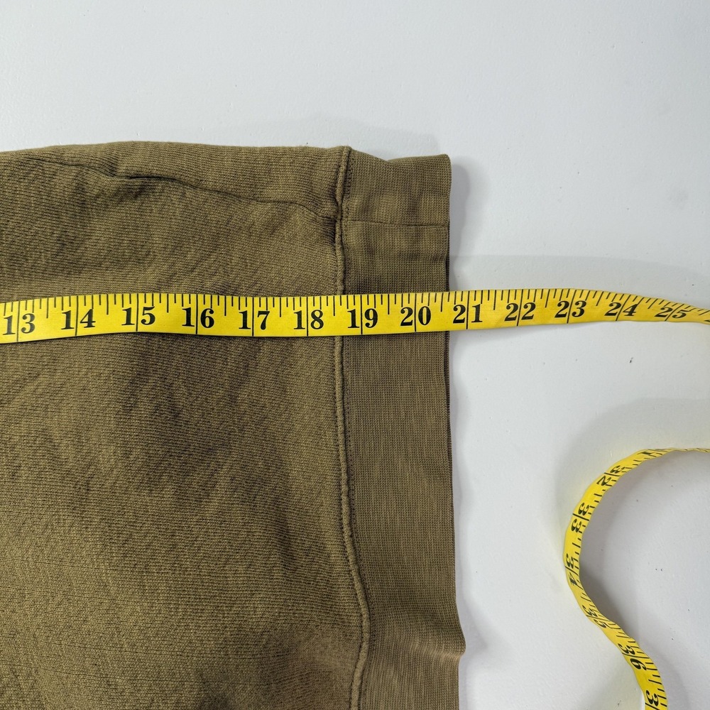 Ulla Johnson Sweatshirt Womens XS Green Puff Sleeve Terry Crewneck Pullover - Picture 9 of 11
